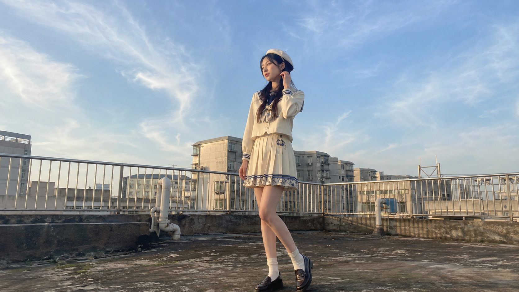 JK制服正面穿搭